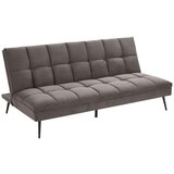 Lesnina-XXXL zofa s posteljno funkcijo pur, siva, žamet | Shoptok.si
