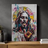  Slika POP WARRIOR na platnu | Poslikana struktura | Shoptok.si