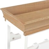 Ormarić za vino bijeli 70 x 22,5 x 70,5 cm MDF | shoptok.hr