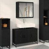  Set namještaja za kupaonicu 2 kom. Crni hrast 90 x 33 x 60 cm | Shoptok.si