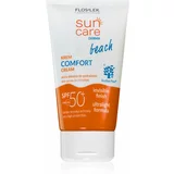 FlosLek Laboratorium Sun Care Derma Beach blaga hranjiva krema za lice SPF 50+ 50 ml