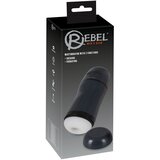 Rebel - sesalni vibracijski masturbator 2v1 (črn) Cene