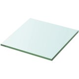 vidaXL Polica Prosojno Steklo 20x20 cm Cene
