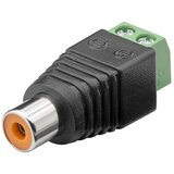 Goobay Terminal blok konektor 2pin 5mm na RCA ženski Cijene