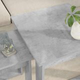  Set kavno mizico 2 pcs Betonsko siva Konstruiran les, (5000120472) | Shoptok.si
