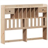 vidaXL Okvir kreveta bez madraca 140 x 190 cm od masivne borovine | shoptok.hr