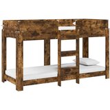  Postelja na vzkraj za otroke Dimljeni oreh 75 x 190 cm, (5000142090) | Shoptok.si