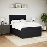  Krevet s oprugama i madracem crni 160x200 cm baršunasti | shoptok.hr