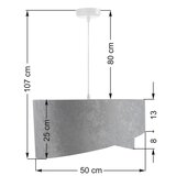  Luster na sajli GALAXY 1xE27/60W/230V | Eponuda.com