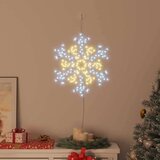 vidaXL Božični snežak med 180 LED Toplo bela 56 x 49 x 0.7 cm PVC | Shoptok.si