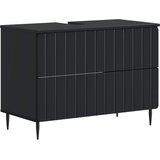  Set kupaonskih ormara od 4 dijela ZWOLLE Crna Konstruirano drvo | shoptok.hr