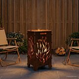  Kamin Rđa 47 x 38 x 75 cm Otporni čelik | shoptok.hr