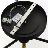 Jupiter 2031 - plafonska visilica figaro 4xG9/10W/230V crna/zlatna/bež | Eponuda.com