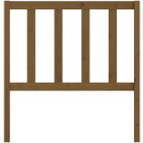  Posteljno vzglavje medeno rjavo 106x4x100 cm trdna borovina, (20644067) | Shoptok.si