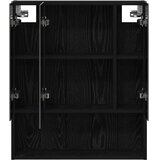  Kupaonski ormar s ogledalom Crni hrast 60 x 14.5 x 70 cm | shoptok.hr