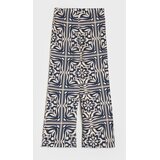 Sinsay Wide leg hlače s viskozom s geometrijskim uzorkom | shoptok.hr