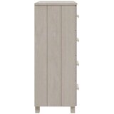 vidaXL Komoda bijela 79 x 40 x 103,5 cm od masivne borovine | shoptok.hr