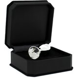 Rimba XS - prozirni kamen, metalni analni dildo (srebrni) | shoptok.hr