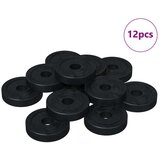  Prikladno za ravne podloške 12 pcs Crna 15 x 4 x 3 mm | shoptok.hr