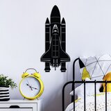 Wallity zidna dekoracija space shuttle, 60 x 27 cm, crna | ePonuda.com