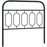  The Living Store Kovinsko posteljno vzglavje črno 107 cm - Vzglavje, (21497372) | Shoptok.si