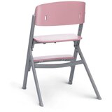 Kinderkraft stolček za hranjenje LIVY brez pladnja, roza | Shoptok.si