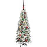 vidaXL Umestno božično drevo med 150 LED Bela 53 x 53 x 120 cm | Shoptok.si