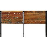 vidaXL Uzglavlje 180 cm Puno drvo, prerađeno i željezo | shoptok.hr