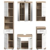 MID.YOU Kopalnica Lambada, Barva Hrasta, Bela, 5-Delna | Shoptok.si