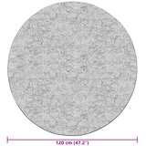  Preproga, Rug pralna φ120 cm večbarvna protizdrsna, (22121134) | Shoptok.si