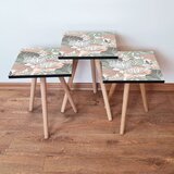 Hanah home set klub stočića 3Shp342, 3 komada, Zelena | ePonuda.com