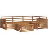  Set vanjskih sofa 5 kom. Prirodna Čvrsto drvo akacije | shoptok.hr