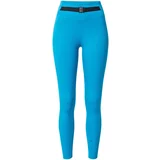 Nike Športne hlače neonsko modra / črna