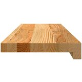 vidaXL Okenske police 2 kosa svetlo rjava 70x20x2 cm trdna hrastovina | Shoptok.si