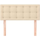  Posteljno vzglavje krem 100x5x78/88 cm blago, (20723973) | Shoptok.si