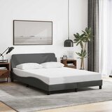  Okvir za krevet Dover tamnosivi 120 x 200 cm od tkanine | shoptok.hr
