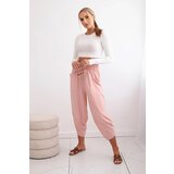 Kesi Wide-leg trousers with pockets - dark powder pink Cijene