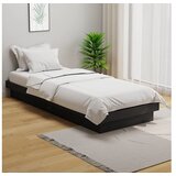  Za krevet sivi masivno drvo 75x190 cm 2FT6 jednokrevetni | shoptok.hr