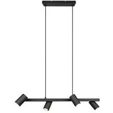 Trio Leuchten Marley Viseča svetilka (140 W, Do x Š x V: 18 x 80 x 150 cm, Črna, GU10, Število svetlobnih elementov: 4 kos) Cene