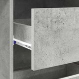  Stol Betonski sivi 90 x 37.5 x 75 cm Konstruirano drvo | shoptok.hr