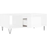  Stolić za kavu bijeli 90 x 50 x 36,5 cm od konstruiranog drva | shoptok.hr