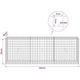 Gabion s žicom debljine 5 mm i mrežom 5x5 cm 150x30x50 cm - 30 cm 50 cm 150 cm | shoptok.hr
