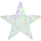  3D Zvijezda s 50 LED svjetlima Šareni 55 x 53.5 x 10 cm Akril | Eponuda.com