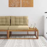 Vanjski krajnji kauč s jastukom Prirodna 115 x 83 x 73 cm - Prirodno i bež Krajnji kauč | shoptok.hr