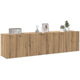  Zidni TV ormarići 2 kom boja hrasta artisan 80 x 30 x 41 cm | shoptok.hr