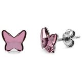 Victoria Cruz fantasy antique pink mindjuše sa swarovski kristalom ( a3111-19ht ) | ePonuda.com