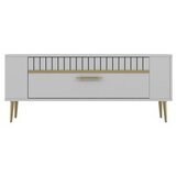 Hanah home tv polica Retrolp1 white gold