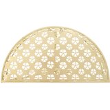 vidaXL odstavna mizica starinska polokrogla kovinska 72x36x74 c | Shoptok.si