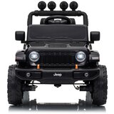 Jeep Rubicon DK-JWR558 24V Black Battery-Powered Vehicle | Eponuda.com