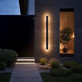  LED spoljašnje zidno svetlo WOW LED/20W/230V 3000/4000/6000K 120cm IP54 crna | Eponuda.com
